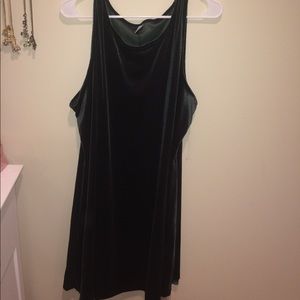 OLD NAVY Green Velvet Dress